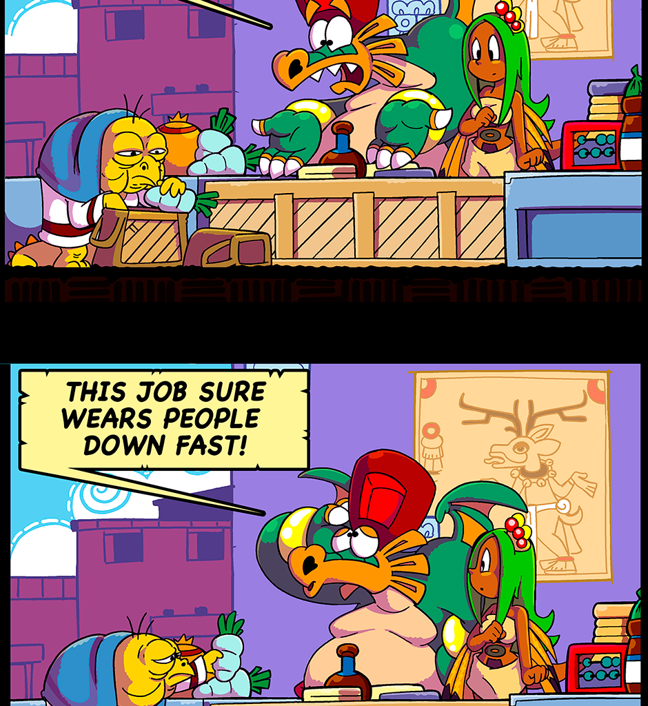 Macoatl - Episode 212, Page 1: Bag boys