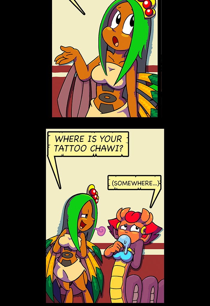 Macoatl - Episode 217, Page 1: Tatoos