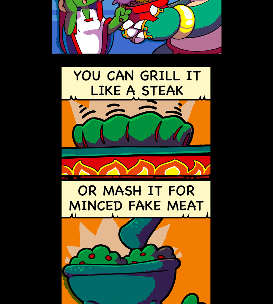 Macoatl - Episode 218, Page 1: Veggie Meat