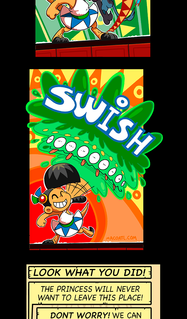 Macoatl - Episode 245, Page 1: And the battle continues