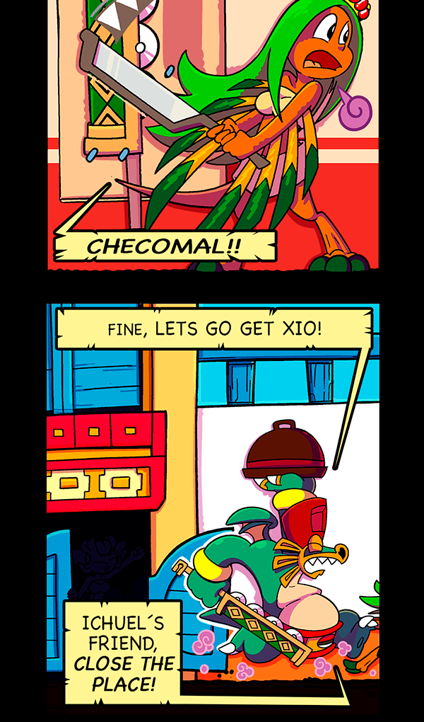 Macoatl - Episode 256, Page 1: Forgetting someting?