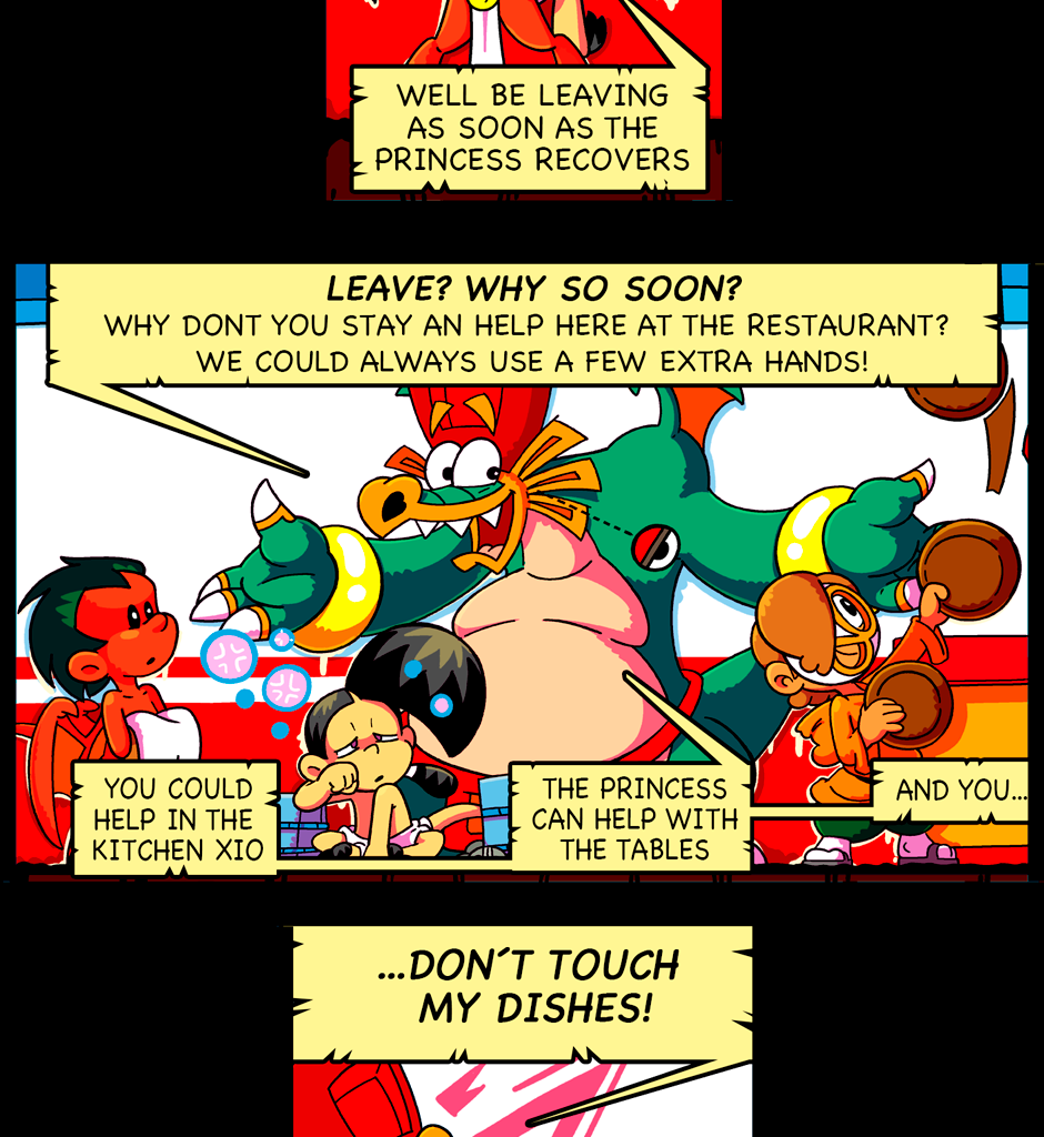 Macoatl - Episode 265, Page 1: Back to the restaurant