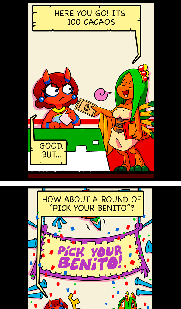 Macoatl - Episode 274, Page 1: Pick your Benito