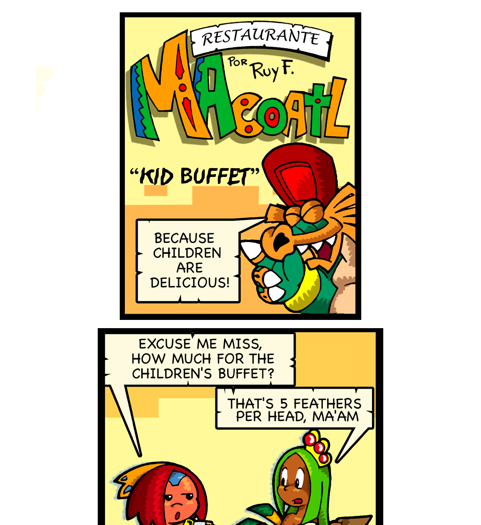 Macoatl - Episode 279, Page 1: Kid Buffet
