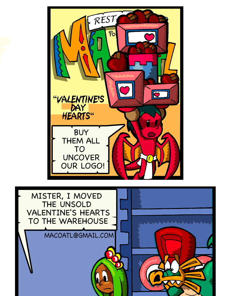 Macoatl - Episode 287, Page 1: Saint Valentines