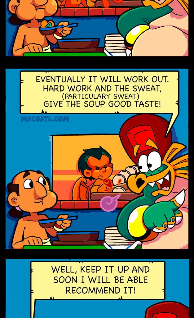 Macoatl - Episode 289, Page 1: Little improvments