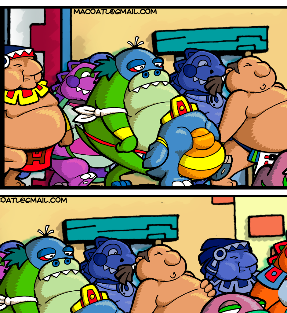 Macoatl - Episode 290, Page 1: Free buffet!