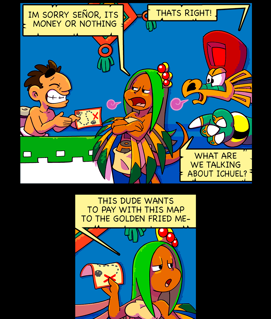 Macoatl - Episode 293, Page 1: The Heroes call