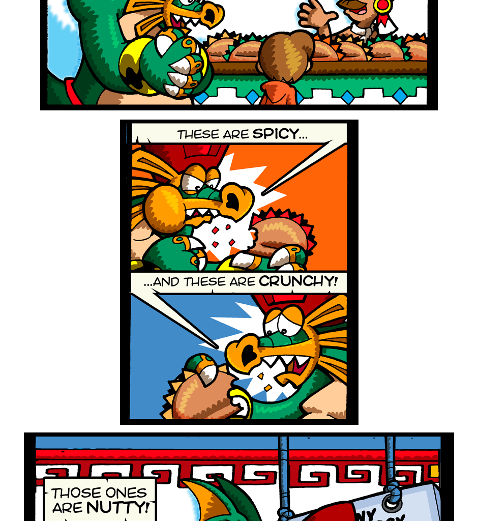 Macoatl - Episode 296, Page 1: The legend of the golden fried meaty tacos of gold (part IV)