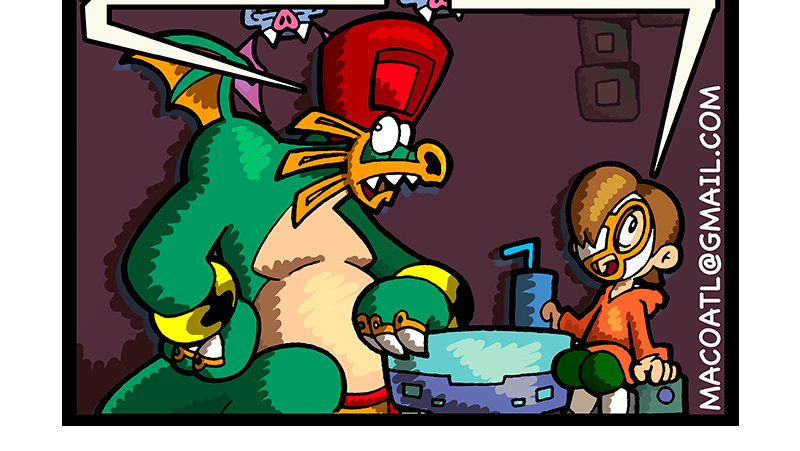 Macoatl - Episode 301, Page 1: Batshake