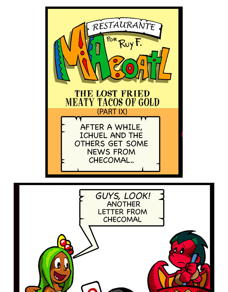 Macoatl - Episode 302, Page 1: A letter