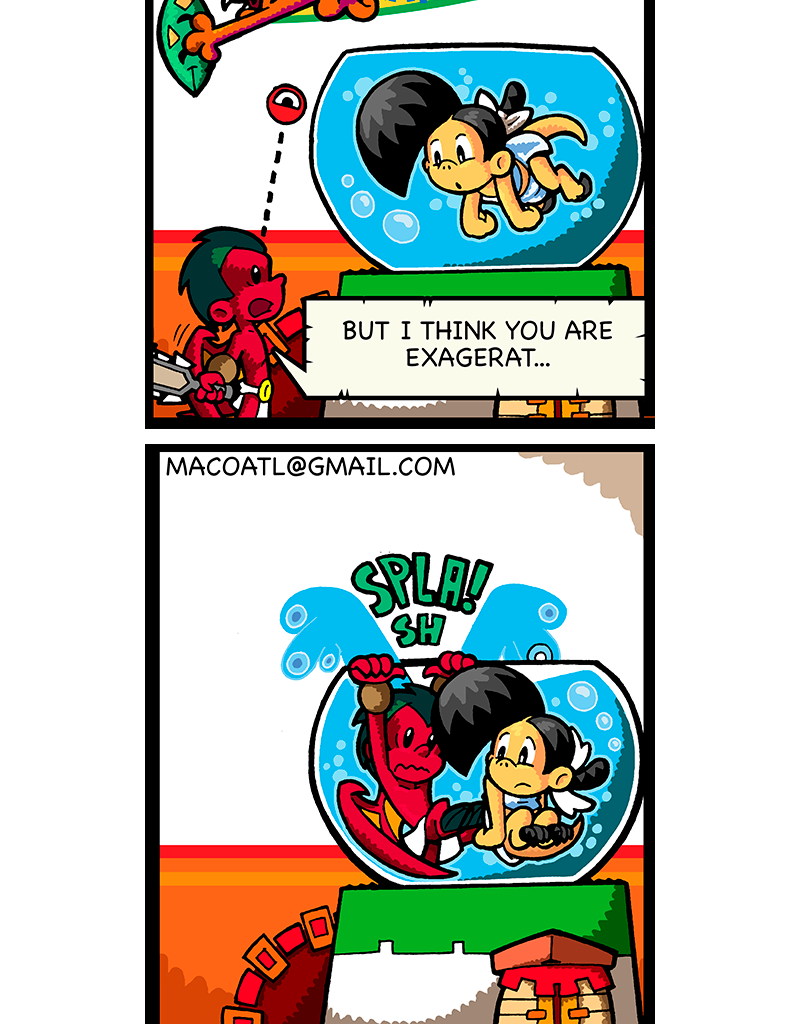 Macoatl - Episode 305, Page 1: The flying cat