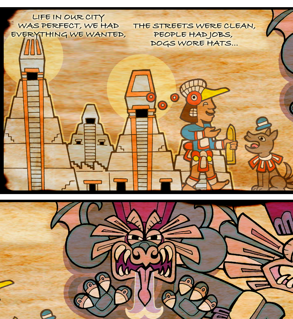 Macoatl - Episode 317, Page 1: The legend of the golden tacos