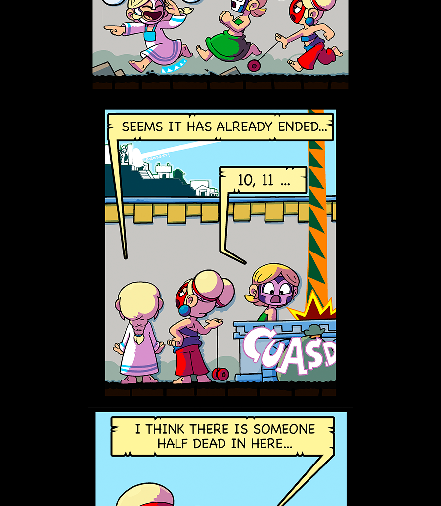 Macoatl - Episode 319, Page 1: Outside the 12 houses