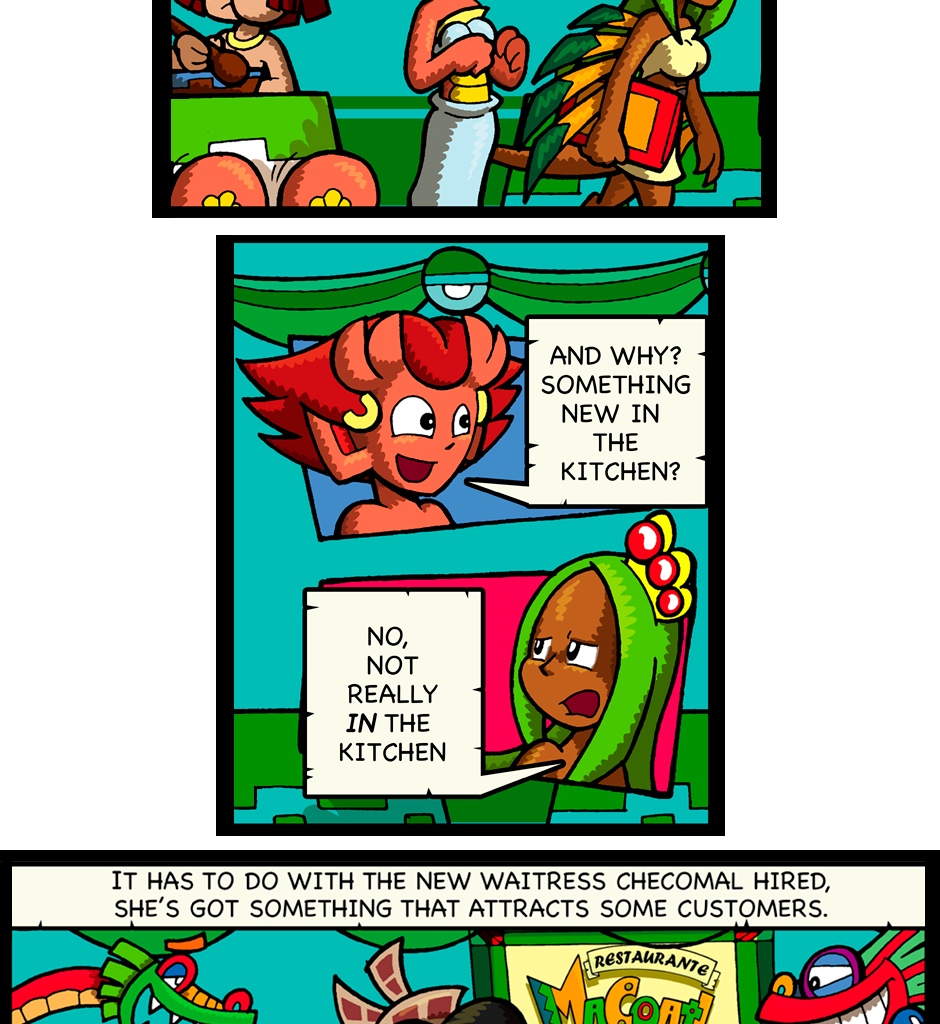 Macoatl - Episode 322, Page 1: New staff