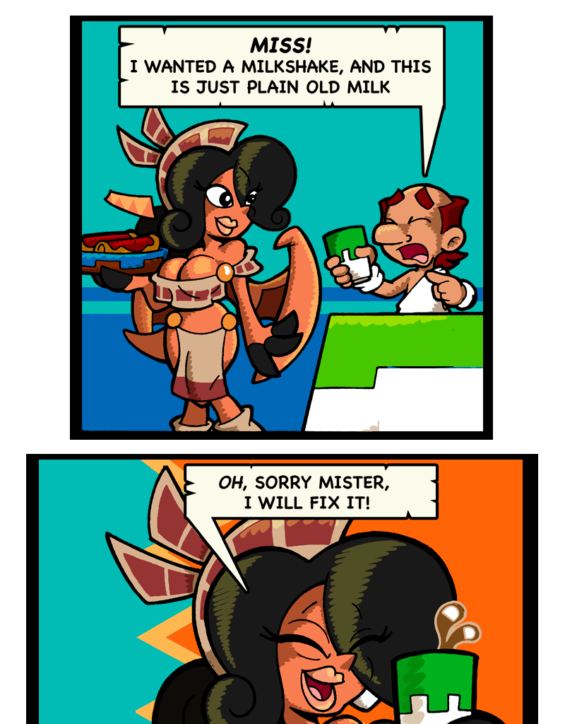 Macoatl - Episode 323, Page 1: Milkshake