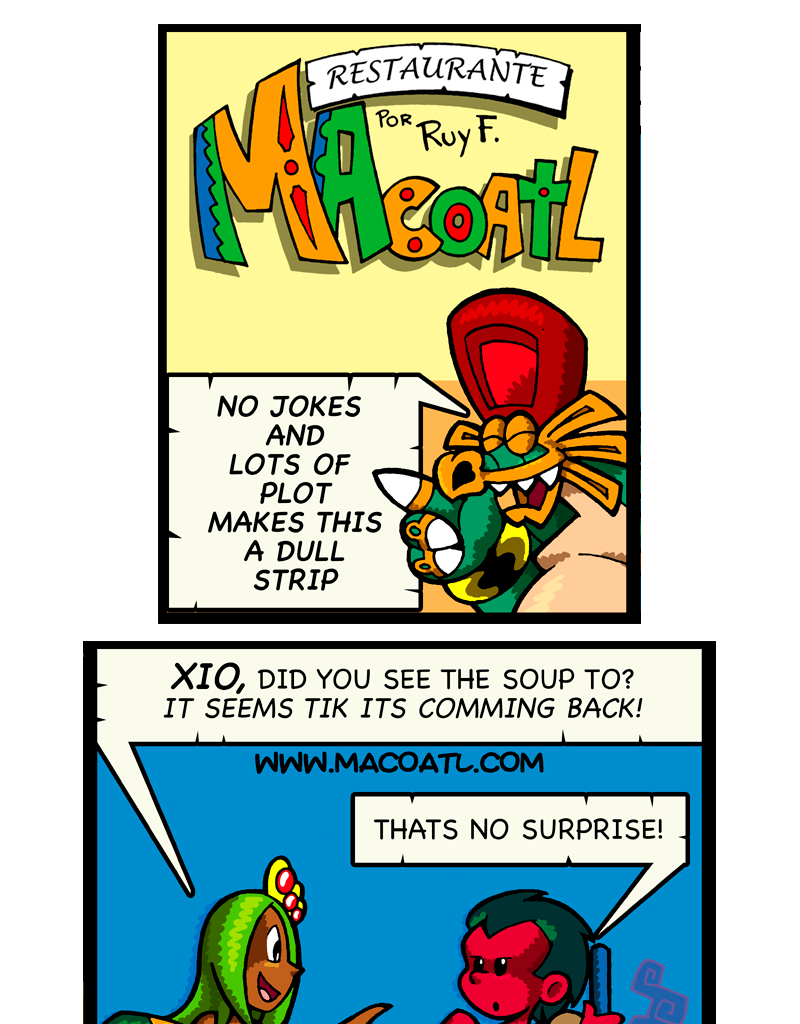 Macoatl - Episode 339, Page 1: News travel fast