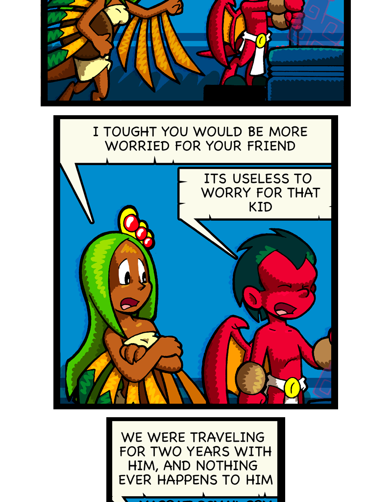 Macoatl - Episode 339, Page 1: News travel fast