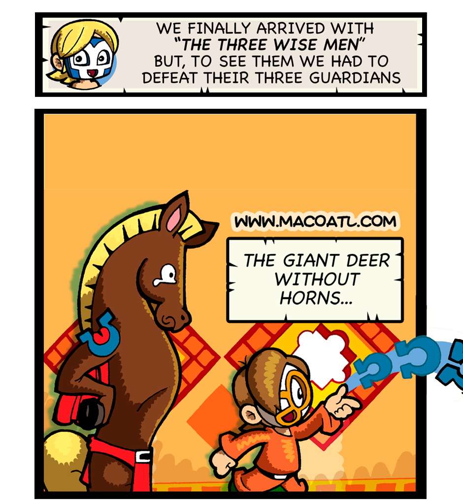 Macoatl - Episode 341, Page 1: The three beasts