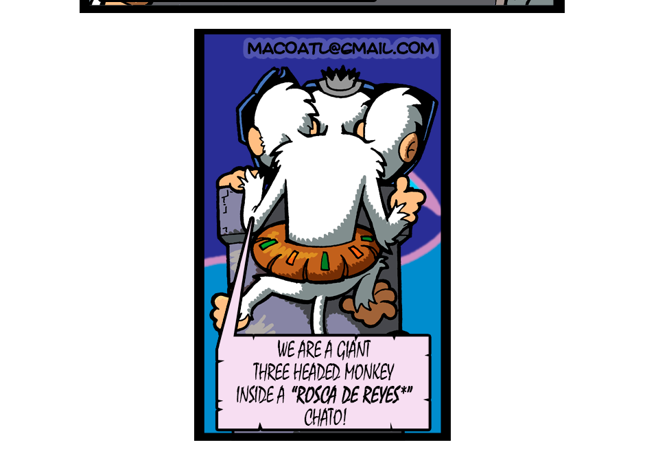 Macoatl - Episode 342, Page 1: The Three Wise Monkeys