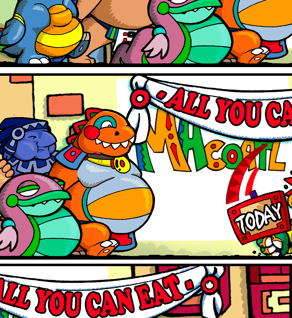 Macoatl - Episode 350, Page 1: Buffet