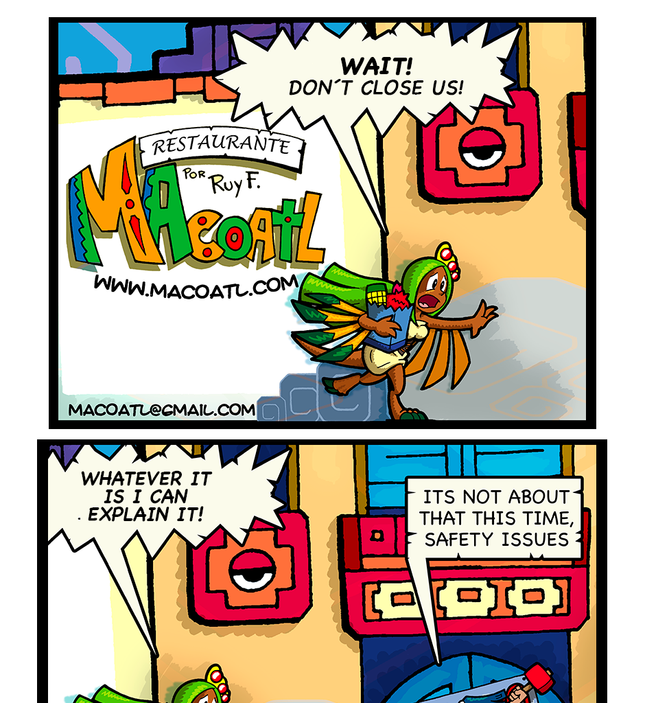 Macoatl - Episode 366, Page 1: Zombie pigs