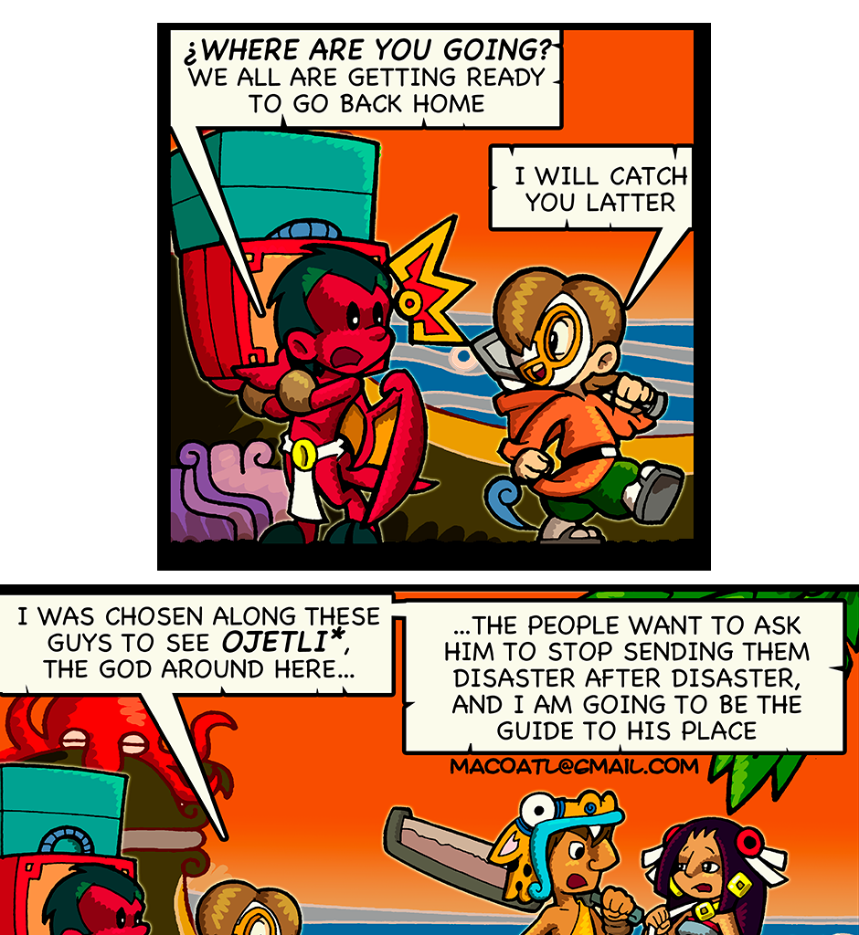 Macoatl - Episode 369, Page 1: The full RPG party