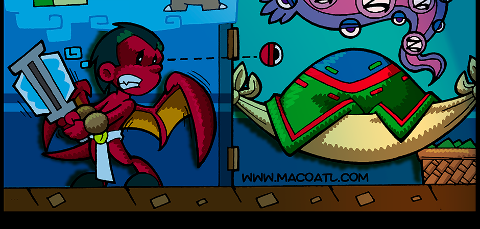Macoatl - Episode 374, Page 1: Warm, warm, cold, warm