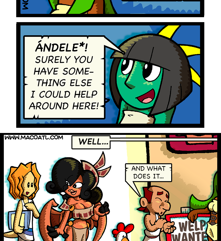 Macoatl - Episode 379, Page 1: No more vacancies