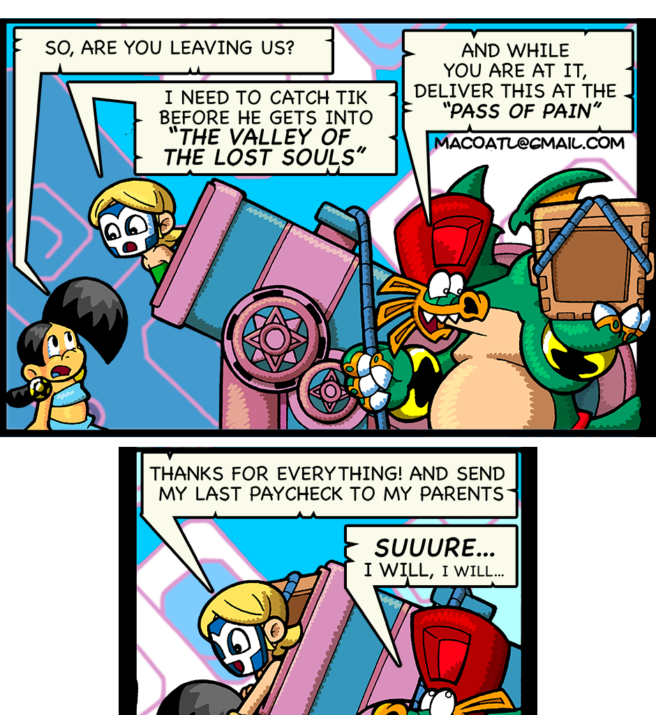 Macoatl - Episode 398, Page 1: 7 leaves