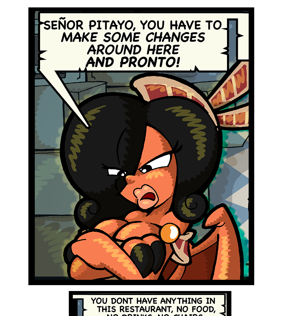 Macoatl - Episode 403, Page 1: Menwhile Xoco