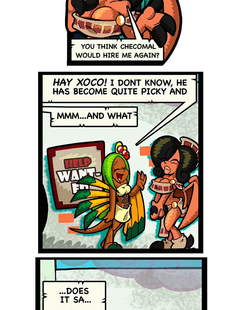 Macoatl - Episode 407, Page 1: Xoco rejoins