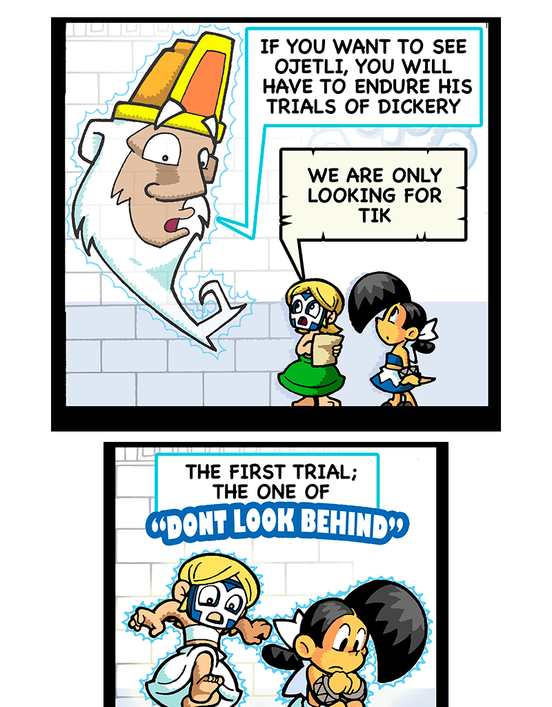 Macoatl - Episode 410, Page 1: Ojetli´s trials