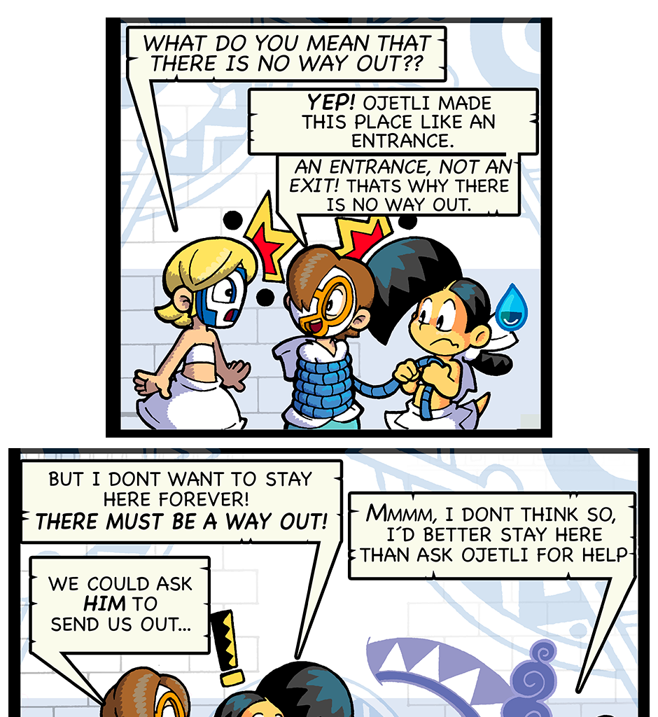 Macoatl - Episode 414, Page 1: The god of dickery