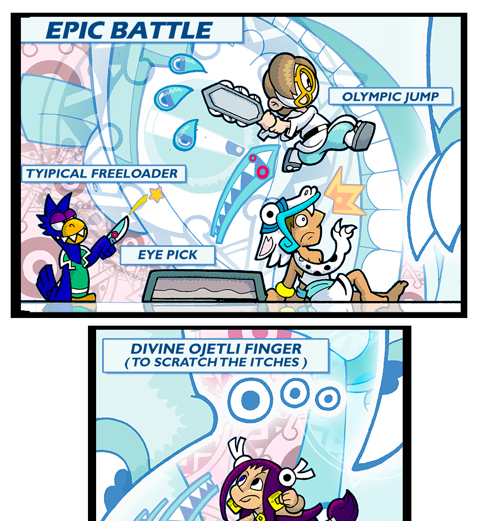 Macoatl - Episode 432, Page 1: Epic battle