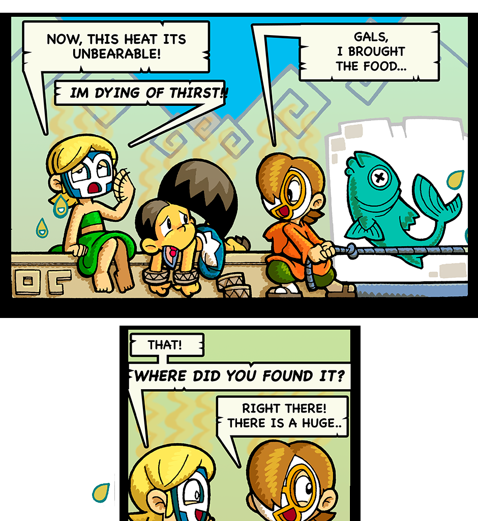 Macoatl - Episode 436, Page 1:  Desert fish