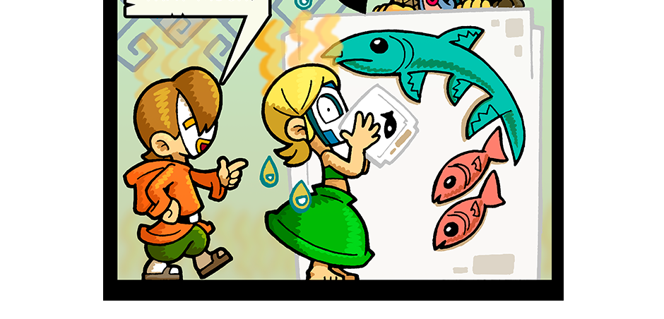 Macoatl - Episode 436, Page 1:  Desert fish