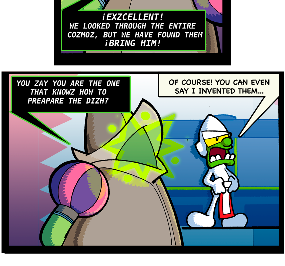 Macoatl - Episode 444, Page 1: The Zpainardz