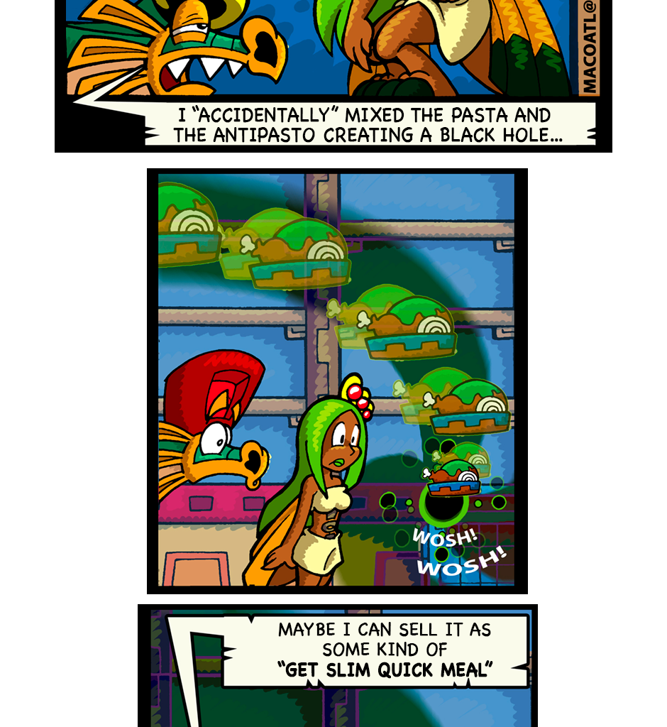 Macoatl - Episode 450, Page 1: Antipesto