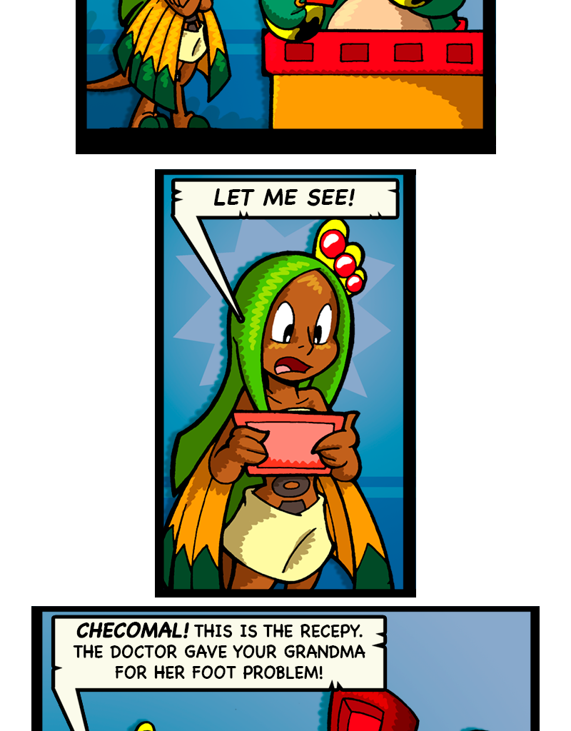 Macoatl - Episode 457, Page 1: Grandma's Recipes