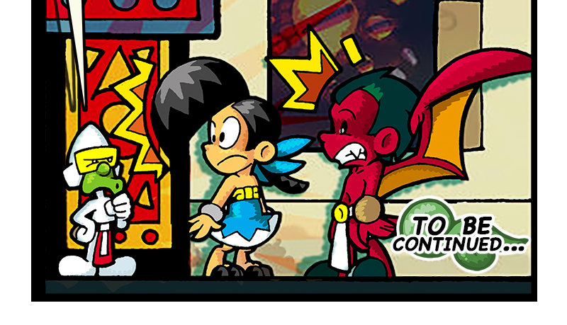 Macoatl - Episode 473, Page 1: He is Baaack!