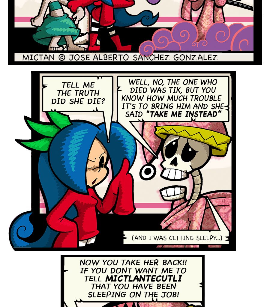 Macoatl - Episode 479, Page 1: Mictan and Manuel