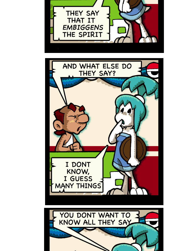 Macoatl - Episode 514, Page 1: People say Things