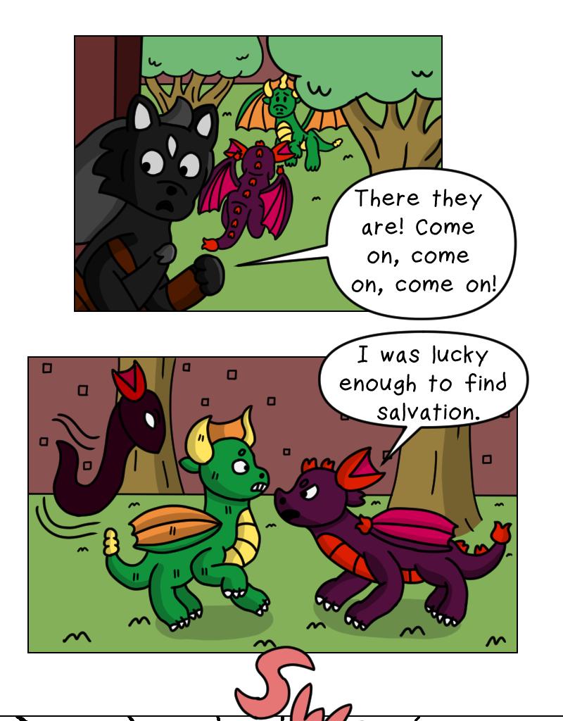 Dawn of the Fire Heart - Episode 3, Page 4: A Sudden Spark- Part Two