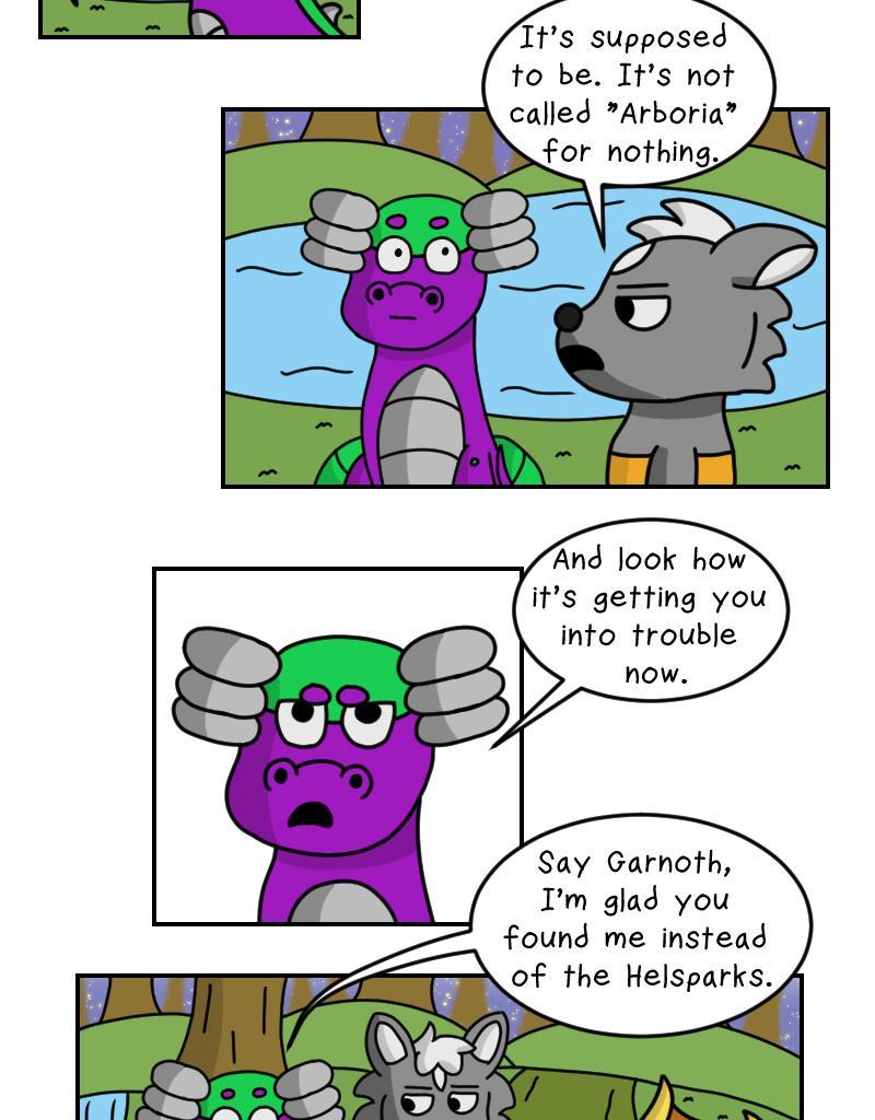 Dawn of the Fire Heart - Episode 7, Page 1: Lukewarm Welcome- Part Two