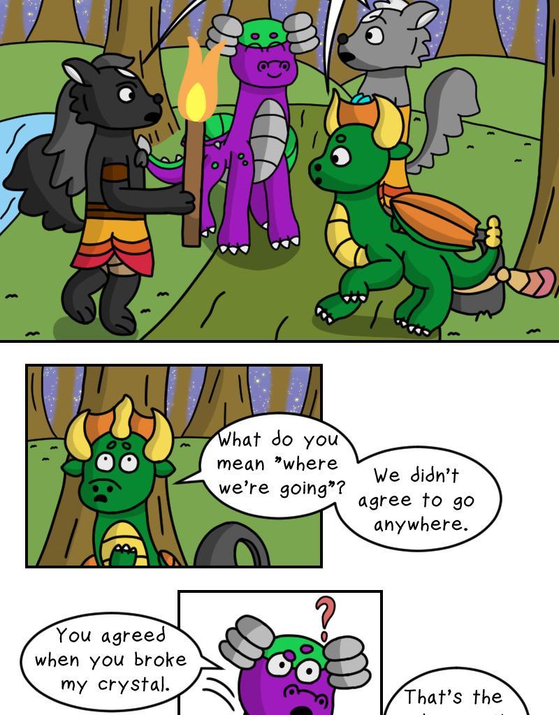 Dawn of the Fire Heart - Episode 7, Page 1: Lukewarm Welcome- Part Two