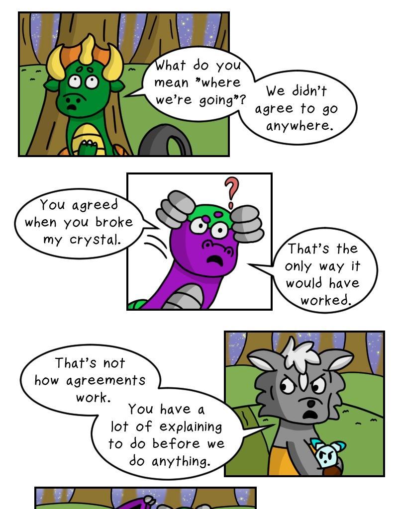 Dawn of the Fire Heart - Episode 8, Page 1: Lukewarm Welcome- Part Three