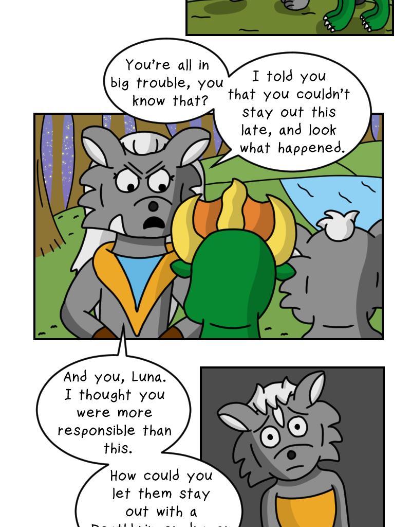 Dawn of the Fire Heart - Episode 8, Page 1: Lukewarm Welcome- Part Three