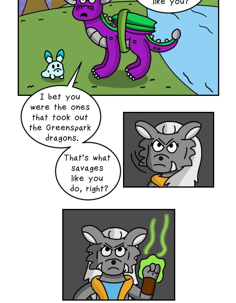 Dawn of the Fire Heart - Episode 8, Page 1: Lukewarm Welcome- Part Three