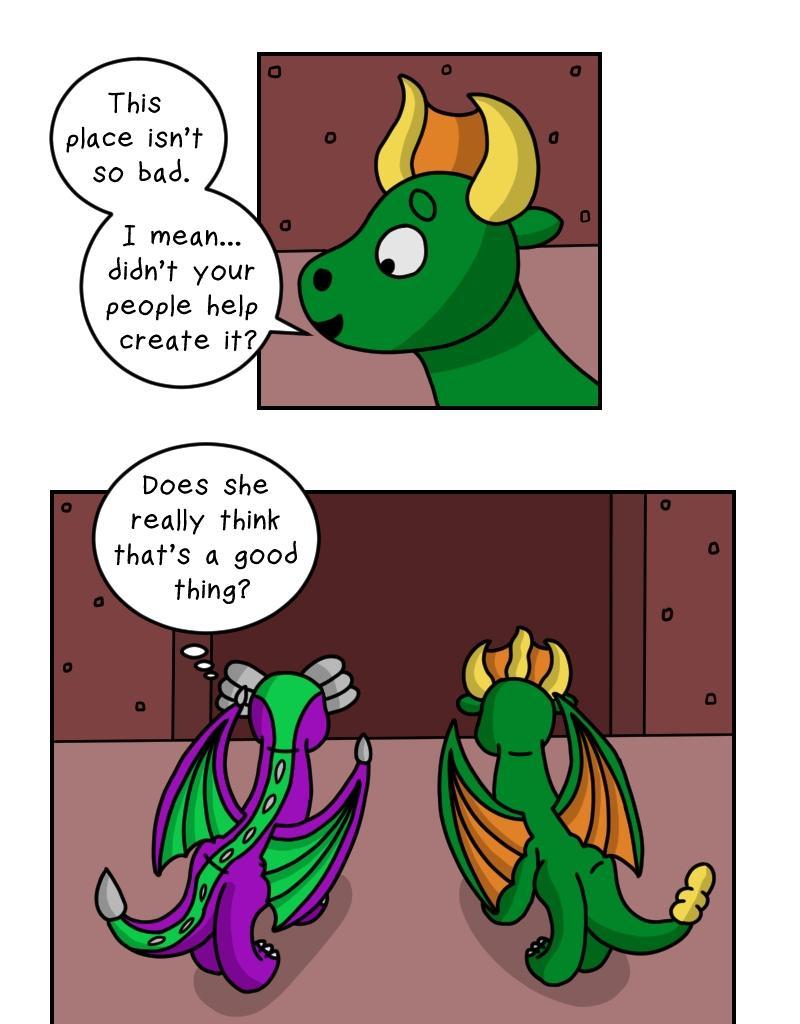 Dawn of the Fire Heart - Episode 28, Page 1: Re-Arrangements- Part Two